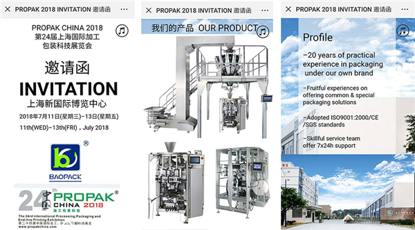 Baopack packaging machine