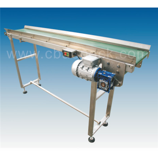 automatic tall stainless steel horizontal belt conveyor 